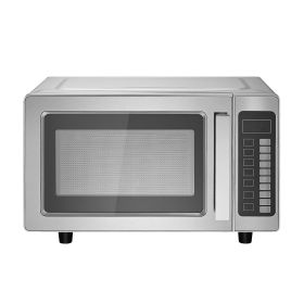 Countertop Microwave Oven, 0.9 Cu Ft, 1000W Digital Stainless Steel Microwave Oven with Touchscreen, 10 Cooking Presets, 5 Power Levels, Multi-Lock Do
