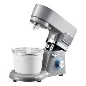 Ice Cream Maker, 1.8 Qt. Capacity, 6-Speed Electric Stand Mixer, with LED Digital Display & Timer, Mixing Paddle, Dough Hook, Splash Guard, for Homema