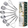 8 Pcs Cooking Utensils Set, Stainless Steel Kitchen Utensils,