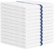 Nabob Wipers Kitchen Bar Mop Terry Towels 12 Pack - 100% Cotton - Size 14x17 - Perfect for Your Home, Kitchen, Bathroom, Bars, Restaurants & Auto - Su
