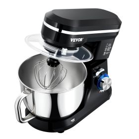 Stand Mixer, 5QT Dough Mixer, 10+P Speeds Tilt-head Food Mixer, Kitchen Mixer with Stainless Steel Bowl, Dough Hook, Wire Whip, Beater, Scraper, House