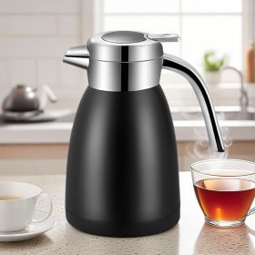 SOGA 2X 1.8L Stainless Steel Insulated Vacuum Flask WaterBottle Black