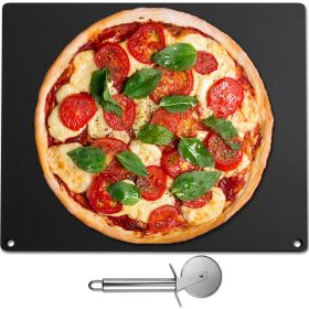 VEVOR Steel Pizza Stone for Oven, Steel Pizza Plate, A36 Steel Baking Steel Pizza Stone for Grill, Steel Pizza Pan with 20x Higher Conductivity for Pi