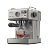 1350W Semi-Automatic Espresso Machine with Temperature Adjusting Mobile Filter Cold / Hot Espresso 20Bar Extraction Mocha Steam Temperature and Cup Vo