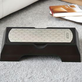 Diamond Double-sided Sharpening Stone 400#/1000# with Coarse And Fine Grit And Non-slip Base - Suitable for Kitchen Knives, Chisels, Axes