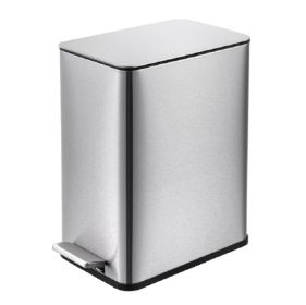 SSTC102-15L-S, Stainless Steel Kitchen Trash Can, 15L