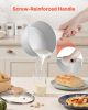 1.5 QT Saucepan, Nonstick Saucepan with Tempered Glass Lid, Multipurpose Cooking Sauce Pot with Detachable Handle, Sauce Pan Small Kitchen Cooking Pot