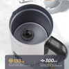 500WAutomatic milk heater cold / hot milk foam foam 300ml LED Touch cappuccino protein powder mixer cold foam 360°, rotating base can adjust the tempe