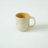 Handcrafted 7oz Beige Ceramic Coffee Mug – Stylish & Compact for Your Favorite Brew