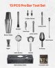 Cocktail Shaker Set 13 Pcs Bartender Kit Stainless Steel Bar Tool Set Gunmetal