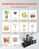 Cocktail Shaker Set 13 Pcs Bartender Kit Stainless Steel Bar Tool Set Gunmetal