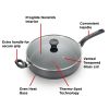 Care Nonstick Cookware, Jumbo Cooker, 5 Quart, Grey