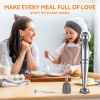 1100W Immersion Hand Blender, Stainless Steel Stick Blender with 12-Speed & Turbo Mode, TENKER 5-in-1 Handheld Blender with 600ml Mixing Beaker with L