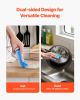 VEVOR Sponges, 12 Pcs Durable Natural Kitchen Sponges with Cellulose & Scrub Pad, Easy-to-Rinse Cleaning Sponges with Honeycomb Structure & Quick Wate