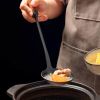 WANGYUANJI lron Spoon Soup Ladle Tool,14.3" Premium lron Spoon - Durable and Versatile Cooking Utensil, Ban Sale on Amazon