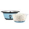 6QT. Blue Stirring Popcorn Machine With Serving Bowl