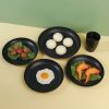 32 Pieces/set of Plastic Tableware, Including Plates, Squares, Bowls, and Cups, Suitable for Families, Camping, Picnics, School Dormitories, Parties,