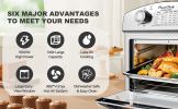 12.5 Quart 7-in-1 Convection Toaster Oven, 1500W, Stainless Steel, with 5 Pre-Set Menus – Roast, Bake, Grill, Broil, Toast, Dehydrate & Defrost, Silve