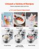 Ice Cream Maker, 1.8 Qt. Capacity, 6-Speed Electric Stand Mixer, with LED Digital Display & Timer, Mixing Paddle, Dough Hook, Splash Guard, for Homema
