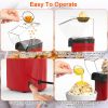 Popcorn Popper Maker Hot Air with Measure Cup And Butter Warmer 1200W Oil-Free Easy To Use 8Cups Mini Popcorn Maker Machine for Home