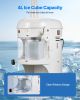 Commercial Fluffy Shaved Ice Machine 220LBS/H Electric Ice Crusher White