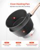 2.5 QT Saucepan, Nonstick Saucepan with Tempered Glass Lid, Multipurpose Cooking Sauce Pot with Detachable Handle, Sauce Pan Small Kitchen Cooking Pot