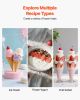 Ice Cream Maker, 2.11 Qt. Large Capacity, Electric Automatic Ice-Cream Machine, with Easy Operation & Cleaning, Stainless Steel Shell, for Homemade Fr