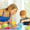 12-Piece Toddler Dining Set – BPA-Free Plates, Bowls & Cups, Multi-Color, Stackable & Durable