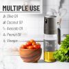Oil Sprayer Kitchen Gadget for Cooking High Borosilicate Glass Oil Sprayer Mister, 250ml Olive Oil Spray Bottle for AirFryer, Salad, BBQ, Kitchen Baki