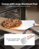 VEVOR Pizza Stone, 20 x 14 x 0.6 in Rectangular Cordierite Pizza Stone, 1450°F Heat-Resistant Cook Stone, Extra Large Baking-Stone with Metal Peel, Sc