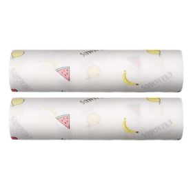 2 Rolls Disposable Dish Cloths Kitchen Paper Towels (Option: Fruits)