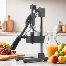 SOGA 2X Commercial Manual Juicer Hand Press Juice Extractor Squeezer Orange Citrus (Option: Matte Black)