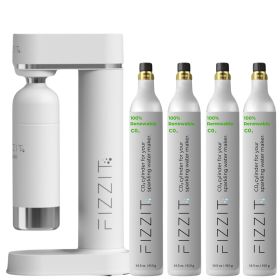 SpÃ¤rklÃ¯ Value Pack: Customize Your Hydration with Extra CO2 Gas Cylinders (C02 Cylinder: 4 Pack, Color: White)
