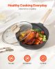 17 Piece Pots and Pans Set Granite Nonstick Kitchen Cookware Induction