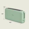 2-Slice Slim Toaster, Oatmilk